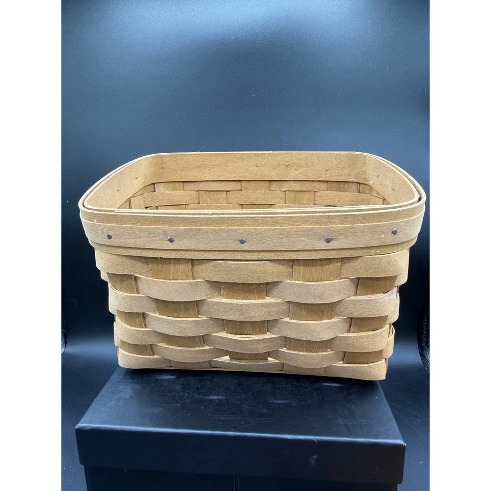 Longaberger 2008 Large Recipe Basket 🧺📘 Classic Collectible Kitchen Organizer